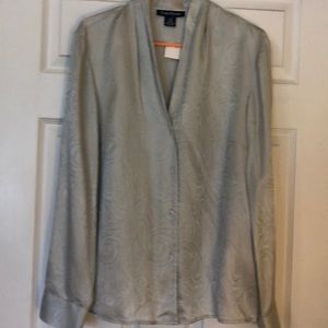 NWT Evan Picone silk blouse